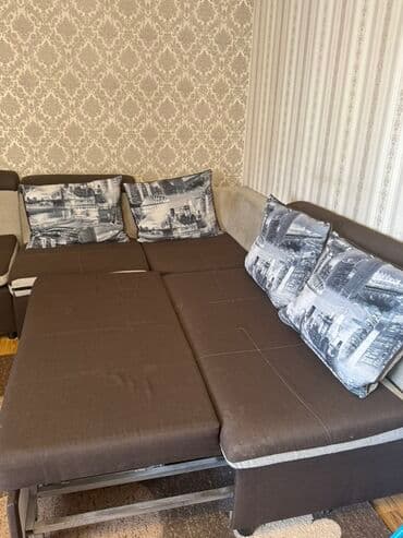 угловой диван трансформер: Угловой диван, Складной, Трехместный — 5