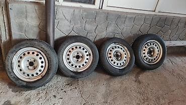 bbs rs: Колеса в сборе 185 / 65 / R 14, Лето, Б/у, Комплект, Легковые, Железные, отверстий - 4 — 1