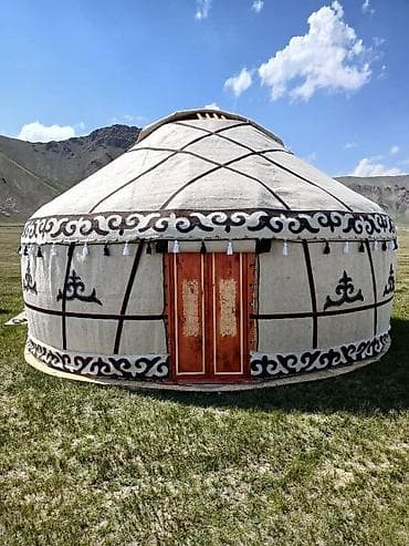Аренда юрты, Каркас Деревянный, 75 баш, Казан, Посуда, С полом