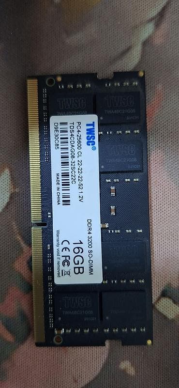 равно 4: ​Заголовок: Оперативная память TWSC DDR4 16GB 3200MHz SO-DIMM (для — 1