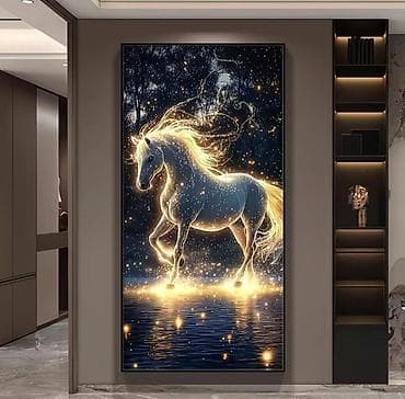 Сүрөттөр жана портреттер: Настенные художественные постеры/картины в рамах для интерьера. - — 2