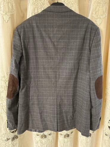 мужские пиджак: Мужские пиджаки брендовые (несколько моделей) 1) Серый в клетку с — 2