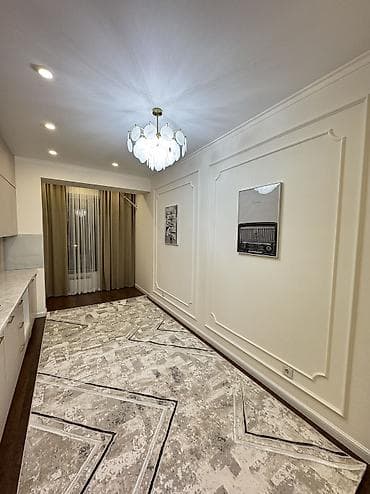 пол дом бишкеке: 2 комнаты, 50 м², Элитка, 6 этаж, Евроремонт — 3