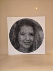 тачку садовую купить: Делаю картины на заказ! Портрет нитью - отличный подарок😍 Размеры — 5