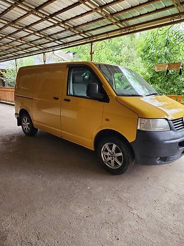 ом 605: Volkswagen Transporter T5 фургон (желтый) - Кузов — 2