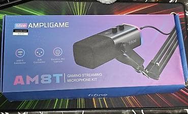 Студия микрофондору: Игровой стримерский микрофон FIFINE AM8T (серия AmpliGame), цвет — 2