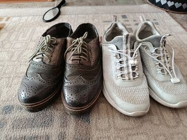 Отдам даром: Две пары обуви. 1) Классические броги: - Цвет: темно‑коричневый с — 1