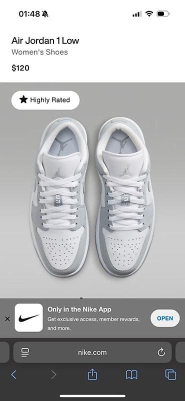 Женская обувь: Кроссовки, 38, Air Jordan, Новый, цвет - Белый, Самовывоз, Бесплатная доставка, Платная доставка — 2