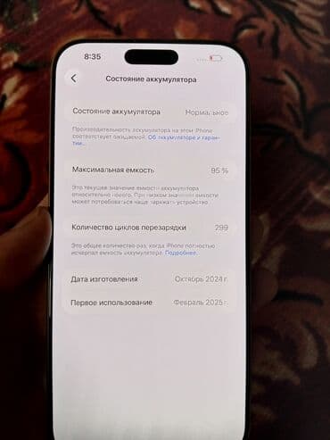 Паркет: IPhone 16 Pro Max, 256 ГБ, Desert Titanium, Коробка, 95 % — 5