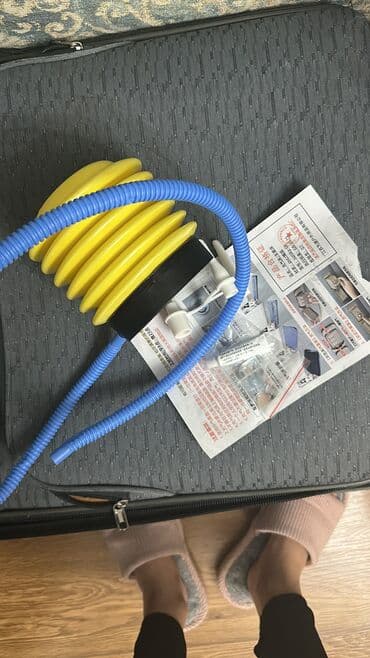 надувные матрасы: Надувной матрас односпальный, серый - Конструкция: каркас с — 3