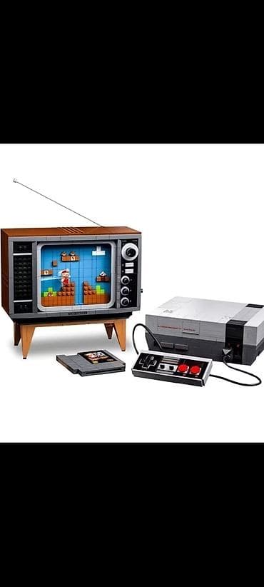 Лего Набор конструкторов в стиле ретро-игровой системы Mario Console