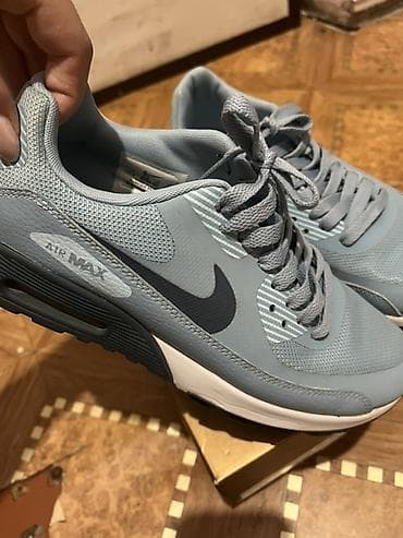 17 аир: Кроссовки Nike Air Max в серо-голубом цвете. Размер:37 Модель — 2