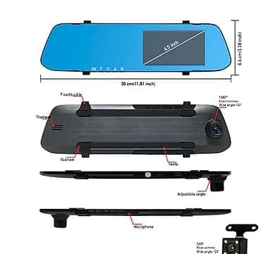 samsung dex: Видеорегистратор-зеркало с двумя камерами Основные характеристики: - — 4