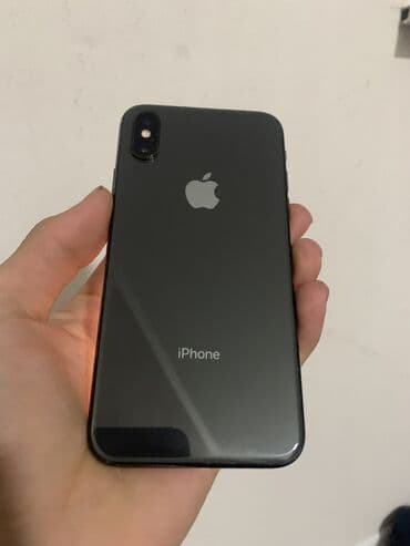 IPhone Xs, Б/у, 256 ГБ, Space Gray, Защитное стекло, Чехол, 72 %