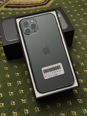 IPhone 11 Pro, Б/у, 256 ГБ, Зеленый, Коробка, 83 %