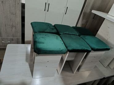 кухонный стол и стулья купить недорого: Кухонный стол и стул, Новый, Бесплатная доставка, цвет - Бежевый — 1