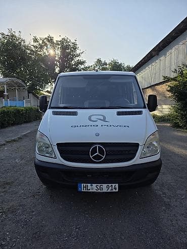 солярка оптом: Mercedes-Benz Sprinter тентованный бортовой, двухрядная кабина — 7