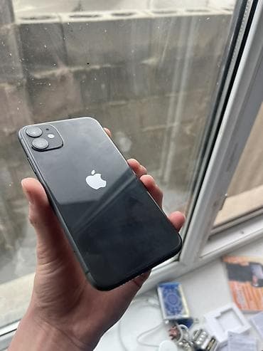 redmi 10 note: IPhone 11, Б/у, 64 ГБ, Черный, 74 % — 2