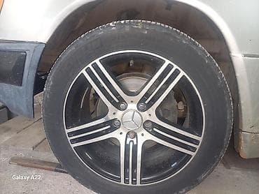 Шиналар жана дисктер: Дөңгөлөктөр монтажда 215 / 55 / R 17, Жай, Колдонулган, Комплект, Жеңил унаалар, Куйма, тешиктери - 5 — 2