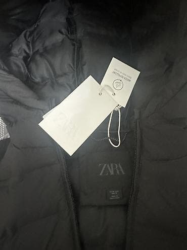 квадрик детский бензиновый: Пуховик ZARA с капюшоном, черный. Куртка не носилась новая!!! Продам — 7