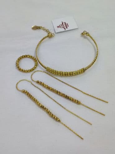 самые красивые свадебные платья в мире: Серебро 925 пробы с напылением жёлтое золото Серебряный Комплект+ — 2