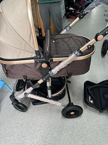 4 mom: Коляска, Другой бренд, цвет - Коричневый, Новый — 2