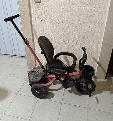 коляски трансформеры 3 в 1: Детский трехколесный велосипед-трансформер с родительской ручкой — 2