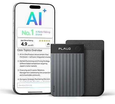 PLAUD Note Pro - это умный AI‑диктофон с расшифровкой речи, который — 1