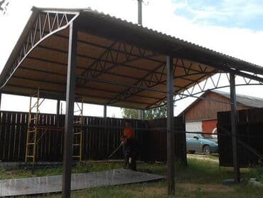 строительство домов из металлоконструкций: Сварка | Заборы, оградки, Навесы, Козырьки Бесплатная смета, Высотные работы, Доставка — 9