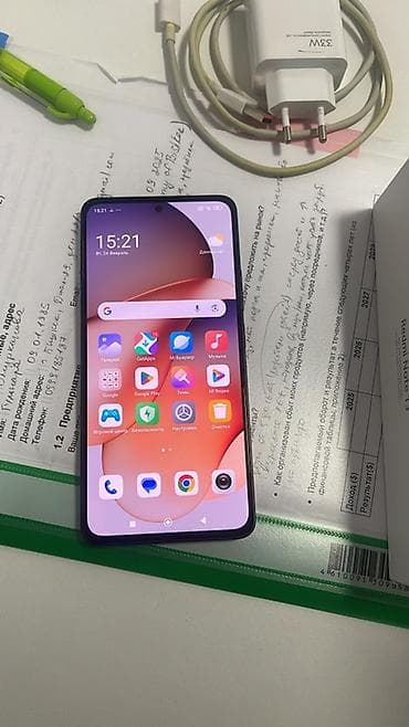 xiaomi redmi note10: Redmi, Redmi Note 13, цвет - Черный, 2 SIM — 1