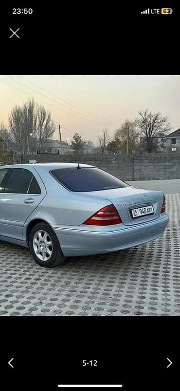 wuling mini ev: Mercedes-Benz S-Class: 2000 г., 5 л, Автомат, Бензин, Седан — 6