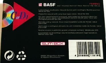 microlab 5 1: Аудиокассета BASF FERRO 90 (IEC I, Position Normal, Bias: Normal, EQ — 2