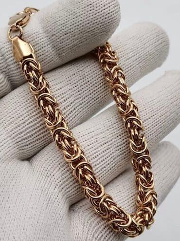 продаю золотую цепочку: Цепь для бензопилы, Проба 585, Мужские, Новый, Ручная работа — 23
