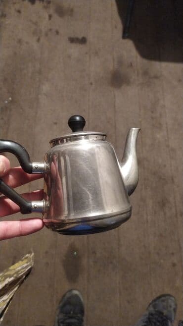 советская ваза: ЧАЙНИК,МНЦ,, МЕЛЬХИОР СССР ОБЪЕМ 0.75 л. отличный чайник для — 1