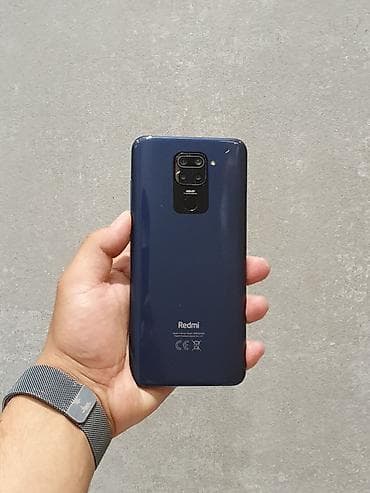 traid in: Redmi, Redmi Note 9, Б/у, 64 ГБ, цвет - Синий, 2 SIM — 3