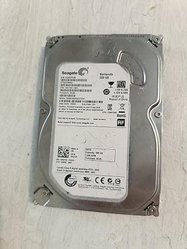 Накопитель для ПК, Seagate, HDD, 512 ГБ, 3.5", Для ПК