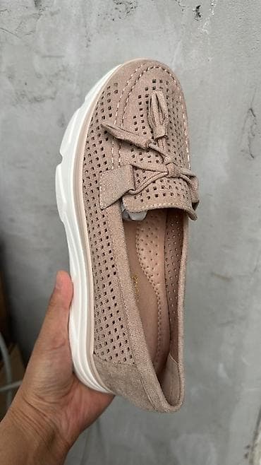 лоферы женские: Женские лоферы на массивной белой подошве - Модель: легкие лоферы с — 1