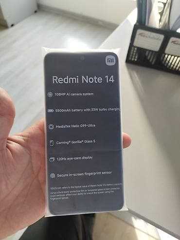 ps5 kg: Redmi, Redmi Note 14, Б/у, 128 ГБ, цвет - Голубой, 2 SIM — 2