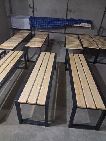 Для кафе, ресторанов: Металлические стеллажи лофт - Каркас: сварной из профильной стальной — 7