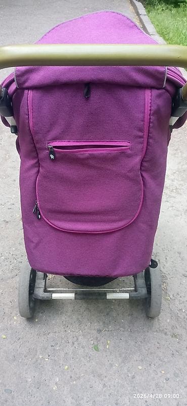 cam коляску 3в1: Прогулочная коляска RANT Vega, фиолетовая - Легкая складная рама из — 5