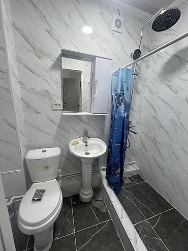 osh flat: 1 комната, Ошский рынок / базар Собственник, Без животных, от 6 месяцев, С мебелью частично — 1