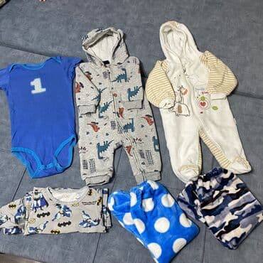 продаю в связи с переездом: Комплект, түсү - Көгүлтүр, Колдонулган — 5