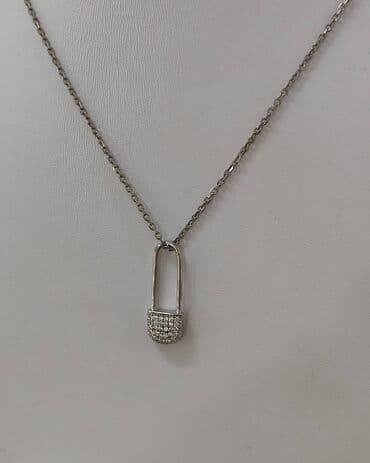 золотая лошадь цена: Булавка Серебряная Цепочка Серебро 925 пробы Дизайн Италия Длина 50 — 2