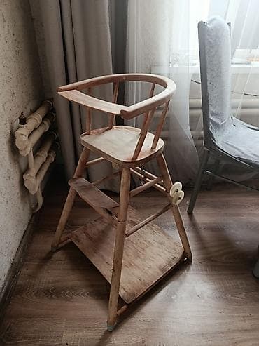 Стулья, табуретки: Стульчик для кормления, Другой бренд, Дерево, Трансформер — 1