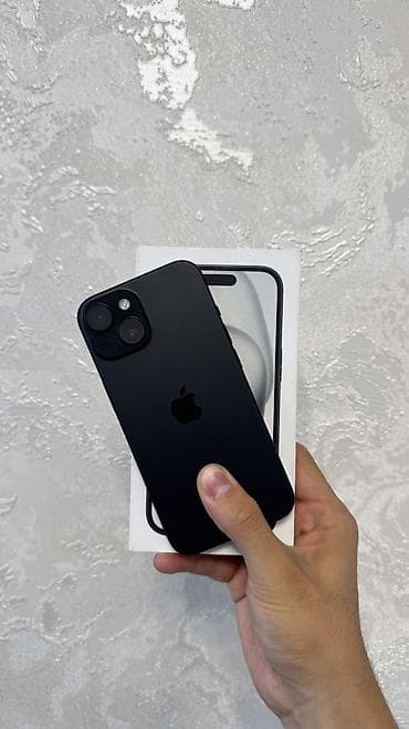 IPhone 15, Б/у, 128 ГБ, Черный, 86 % — 1