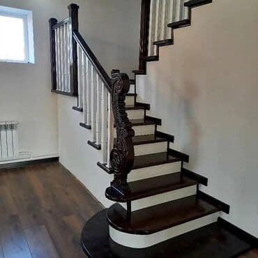 Обшивка лестниц: Лестница на заказ Лестница жасайбыз баардык турун Любой вид — 5