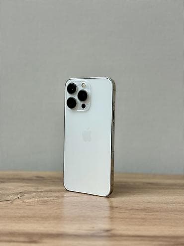 IPhone 13 Pro, Б/у, 256 ГБ, Белый, Кабель, 79 %