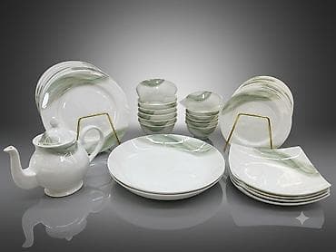 Столовый сервиз Aidema Fine Bone China – 32 предмета (на 6 персон) at lalafo.kg Столовый сервиз Aidema Fine Bone China – 32 предмета (на 6 персон)