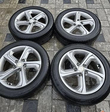 Колеса в сборе 215 / 55 / R 17, Лето, Комплект, Легковые, Литые, отверстий - 5 — 1