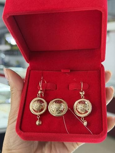 кольца эды: Набор украшений, Проба 585, Новый, Цвет металла: Желтый — 3